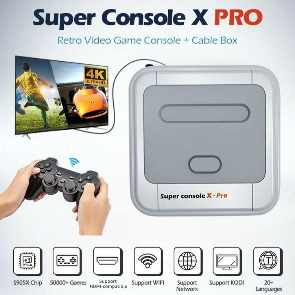 Dual System 4K TV Game Stick for Android Smart TV Box for PS1/N64/GBA/SNES